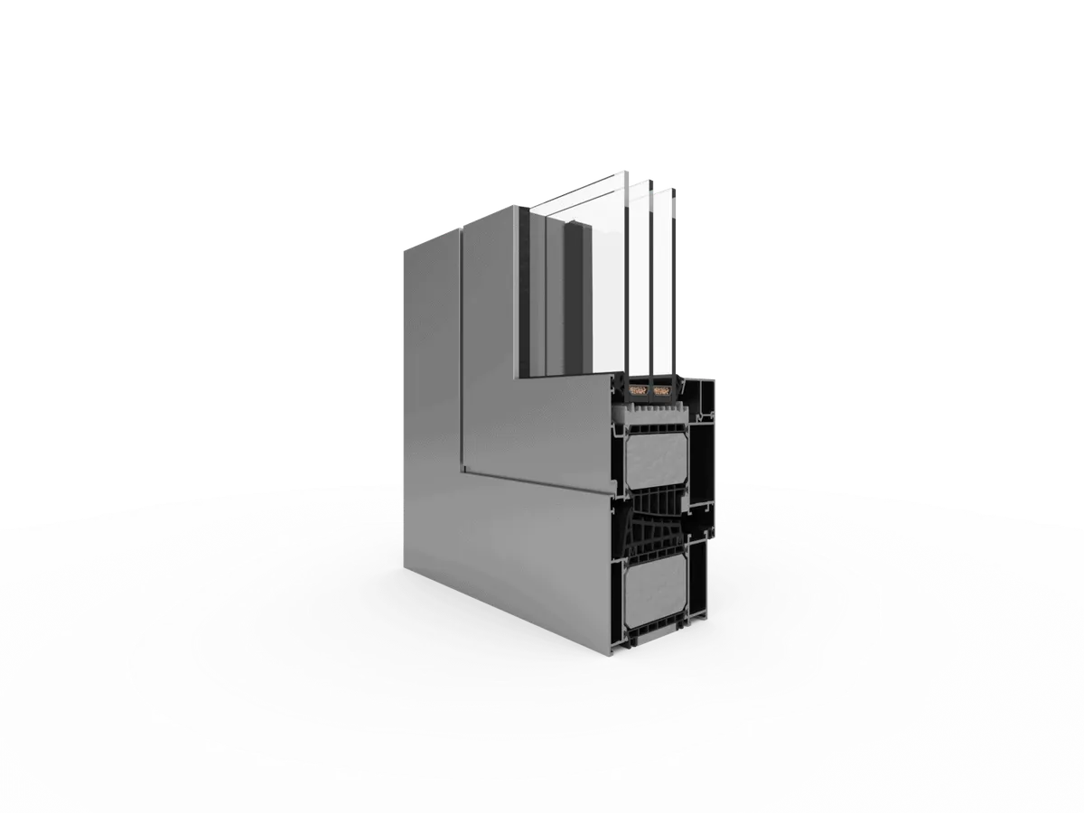 Hliníková okna - MB 104 Passive